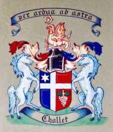 Les armoiries du chalet. Les armoiries du chalet.